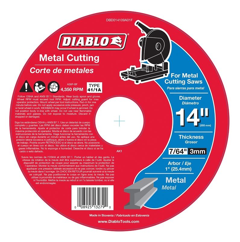 14X7/64X1 CHOP SAW DISC