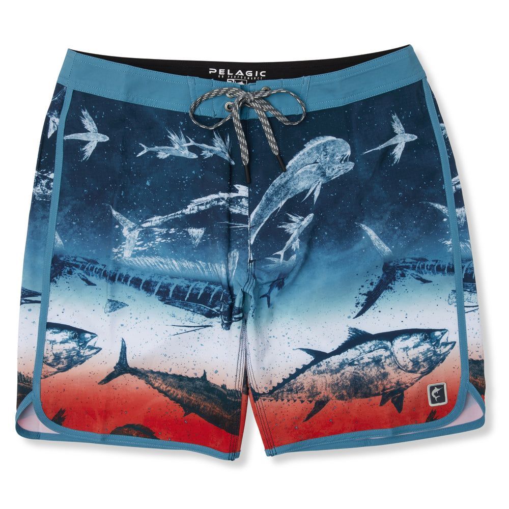 Short Pants For Men PELAGIC Madeira Cargo Hybrid Shorts - 20" Outseam Quick Dry Fishing Shorts Cargo Shorts