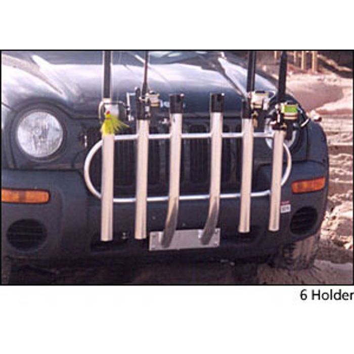 angler's fish-n-mate bumper mount rod holders Fish-N-Mate 1076-0001 0 4-Holder Rod, Rack Bumper Mount